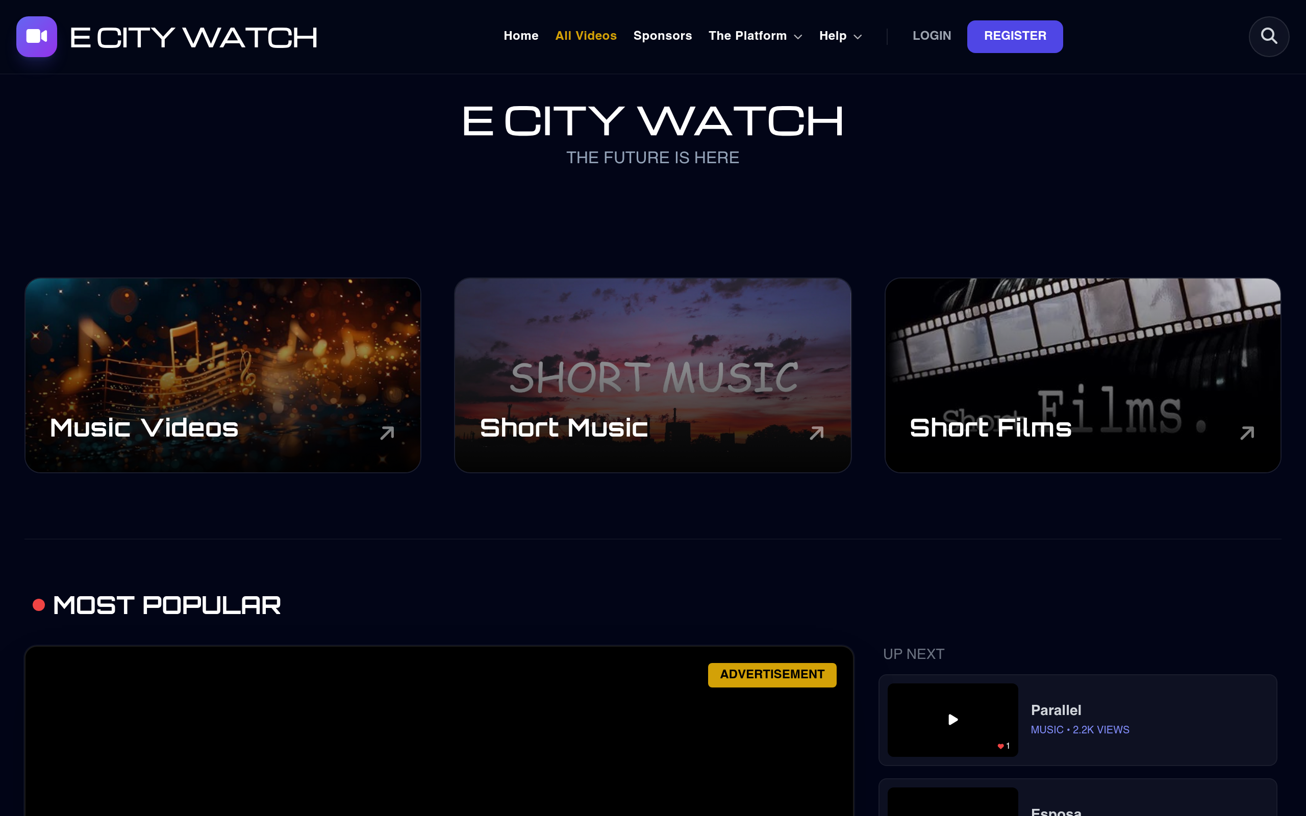Homepage preview of ecitywatch.com
